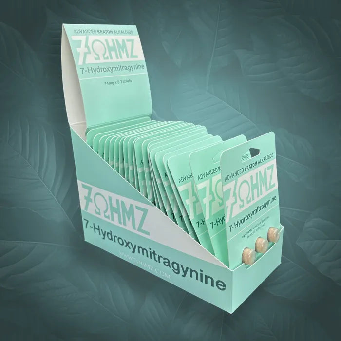 7OHMZ KRATOM DISPLAY CAPSULES 20CT - 3CT