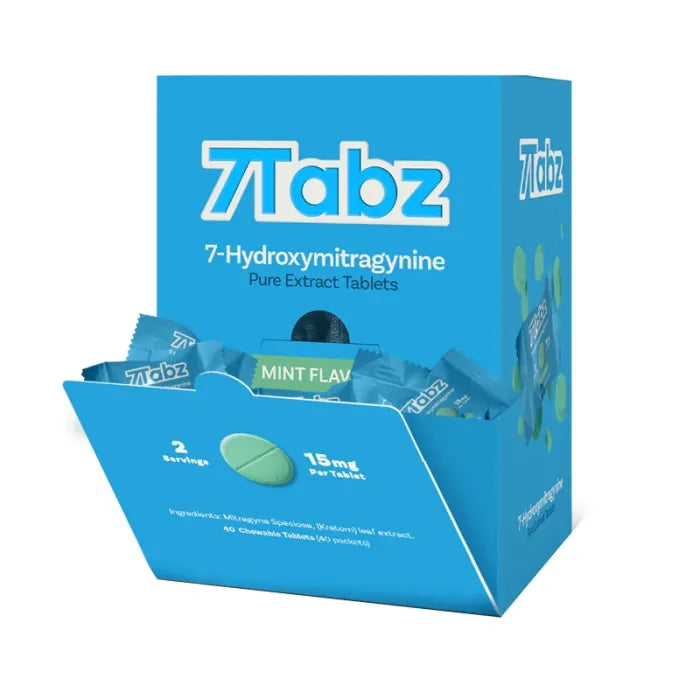 7TABZ KRATOM 7HYDROXY TABLETS 15MG 40CT