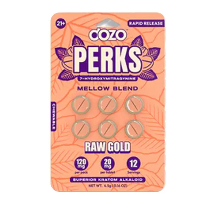 DOZO PERKS 7OHM BLEND 120MG 6PC 10CT