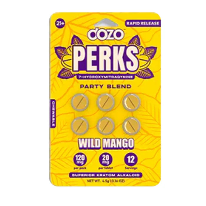 DOZO PERKS 7OHM BLEND 120MG 6PC 10CT