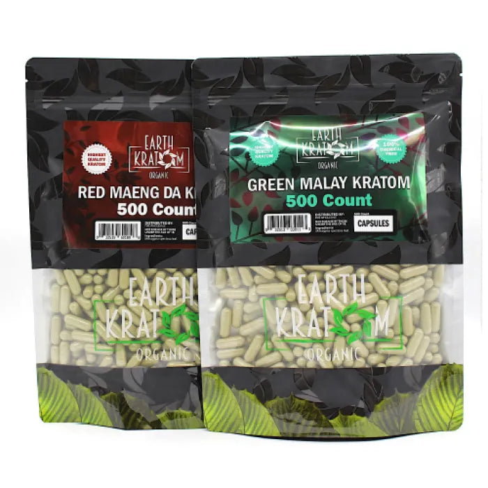 EARTH KRATOM CAPSULES - 500PC