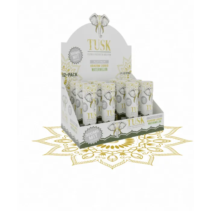 TUSK KRATOM PLATINUM LIQUID SHOT 12CT