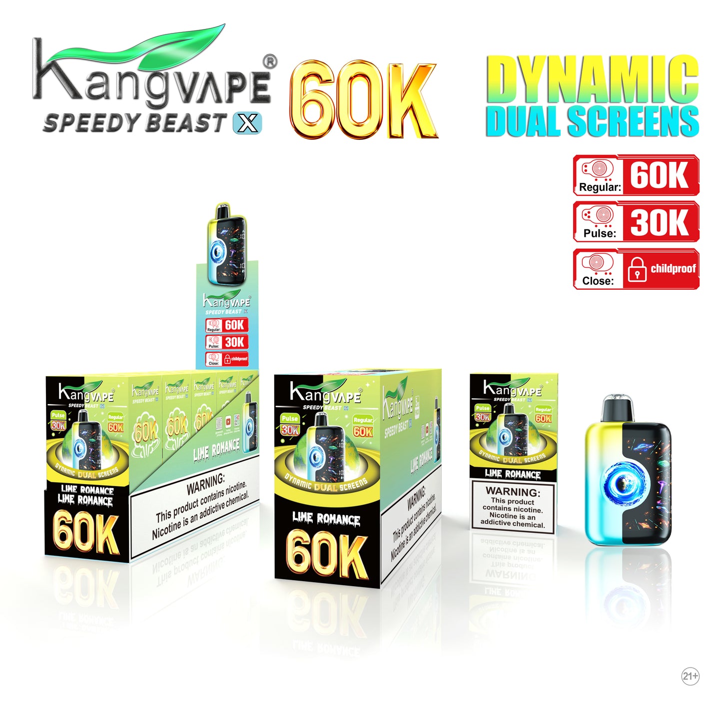 KANGVAPE SPEEDY BEAST X 60K DISPOSABLE