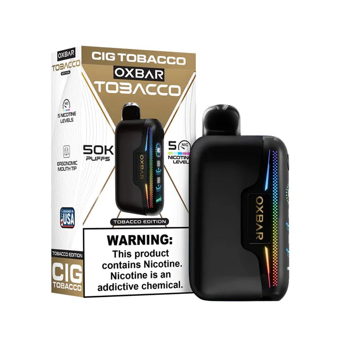 OXBAR TOBACCO EDITION 50K DISPOSABLE
