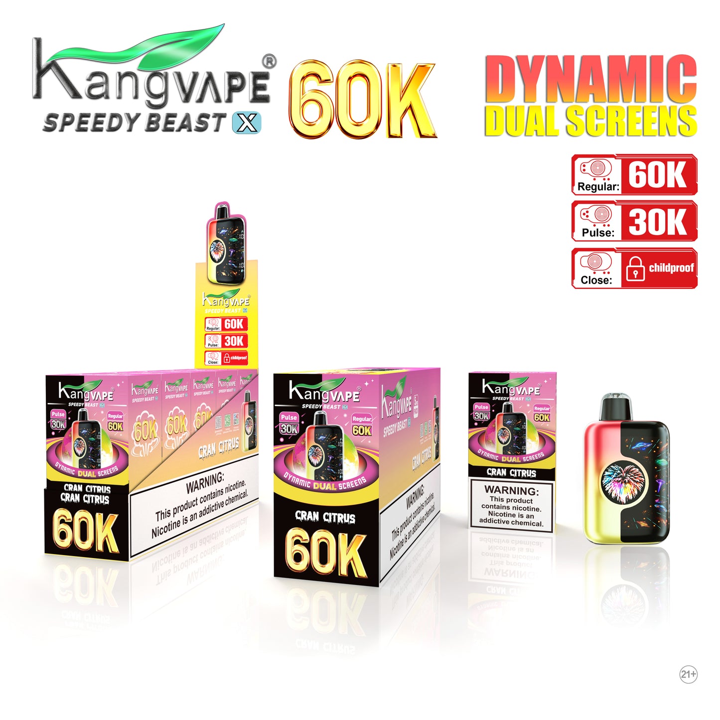 KANGVAPE SPEEDY BEAST X 60K DISPOSABLE