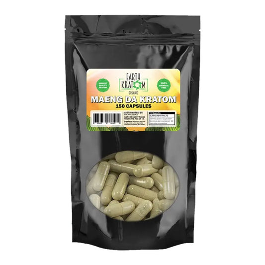 EARTH KRATOM CAPSULES - 150PC