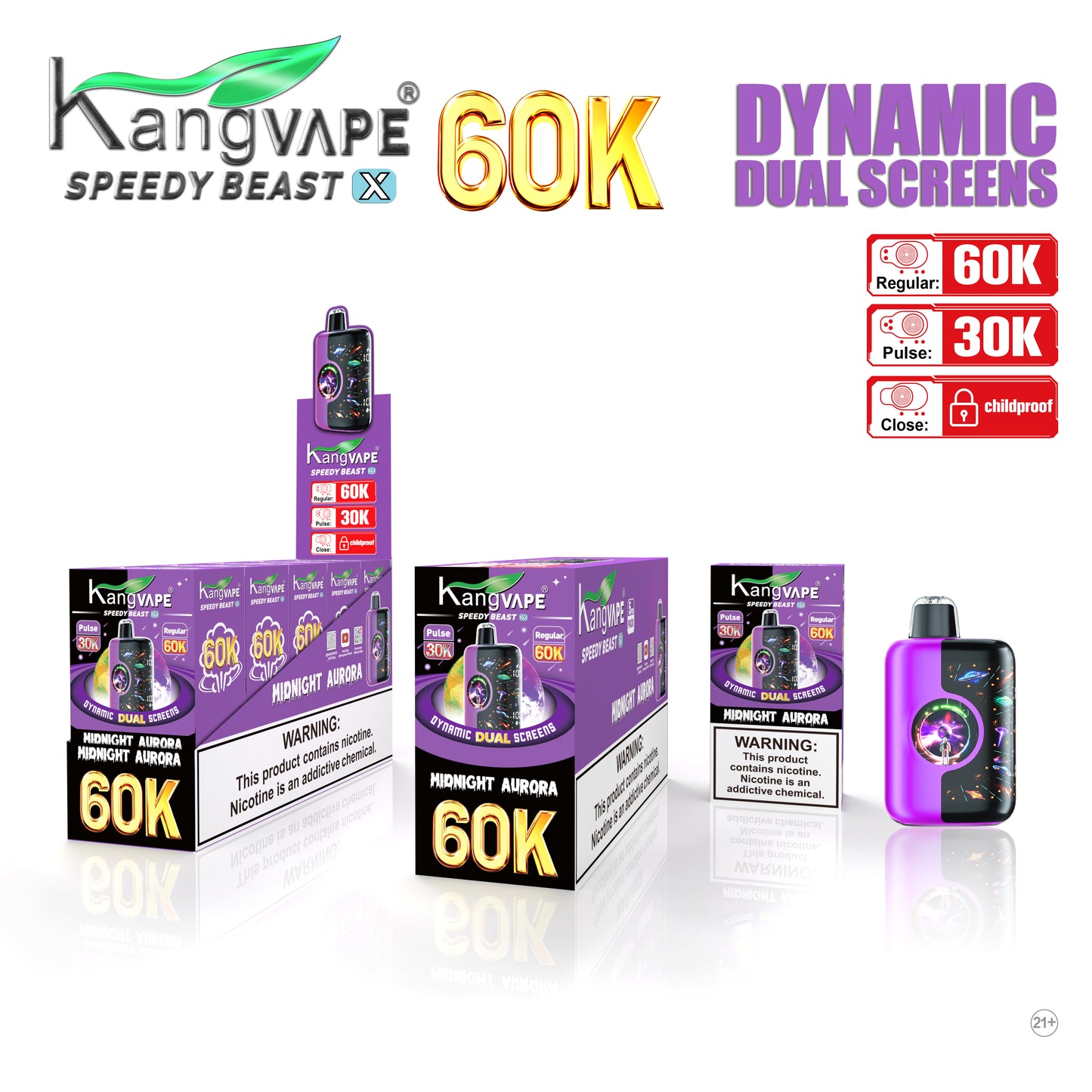 KANGVAPE SPEEDY BEAST X 60K DISPOSABLE