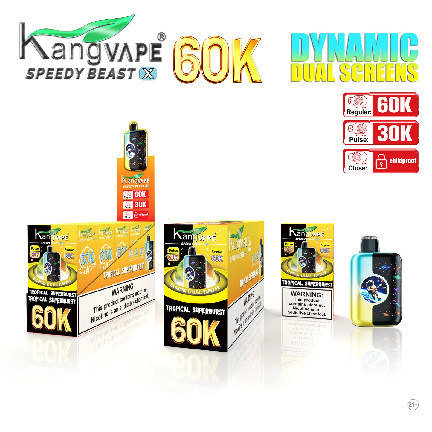 KANGVAPE SPEEDY BEAST X 60K DISPOSABLE