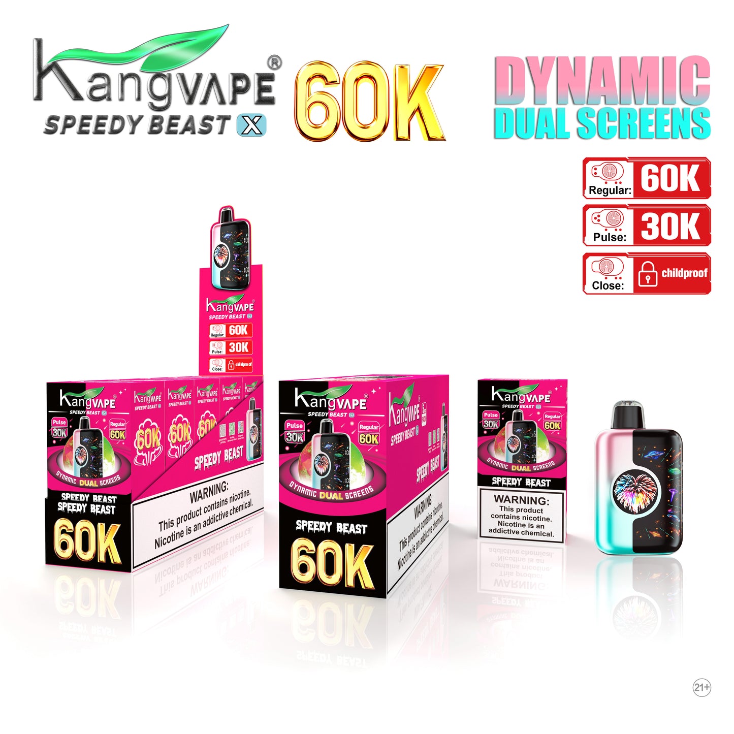 KANGVAPE SPEEDY BEAST X 60K DISPOSABLE