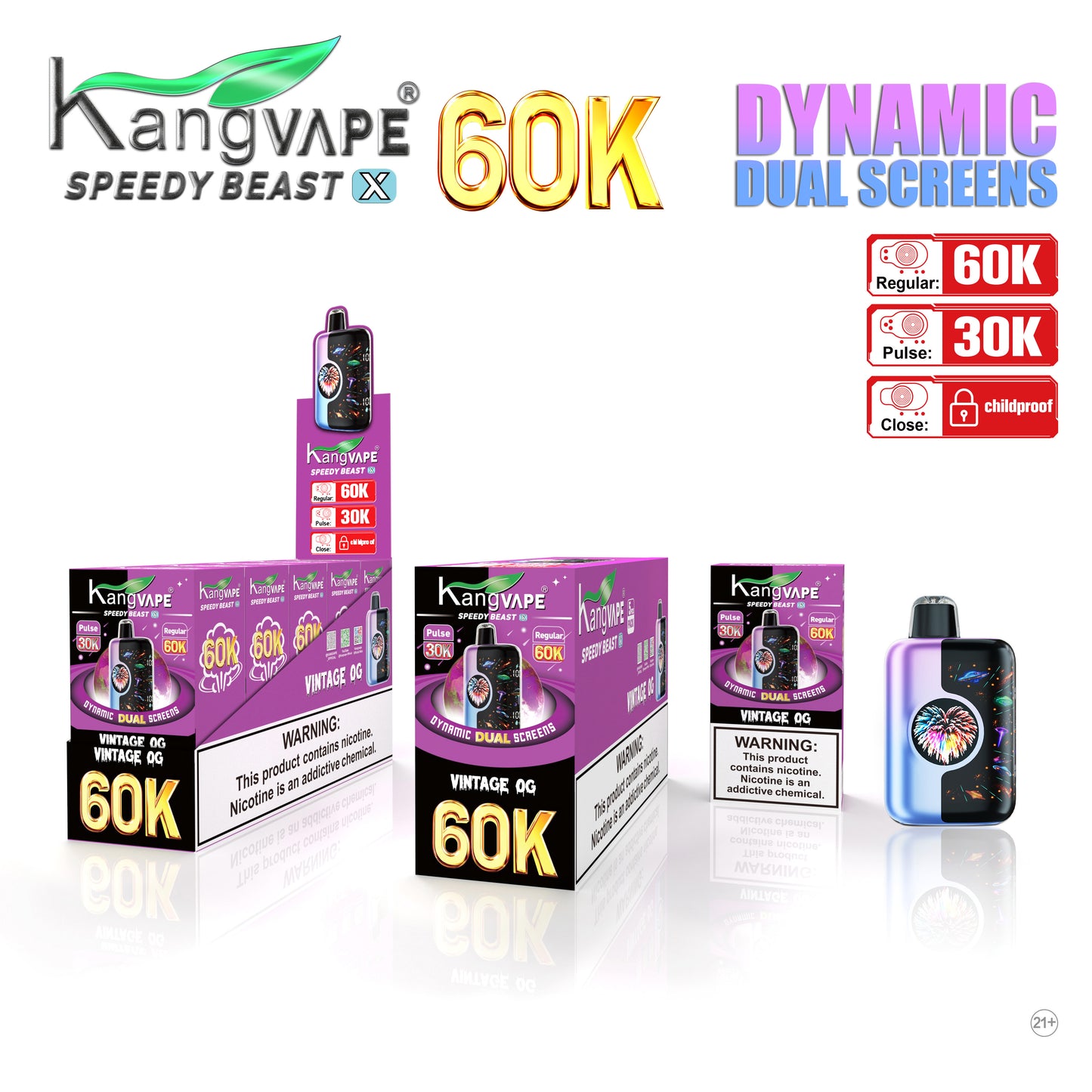 KANGVAPE SPEEDY BEAST X 60K DISPOSABLE