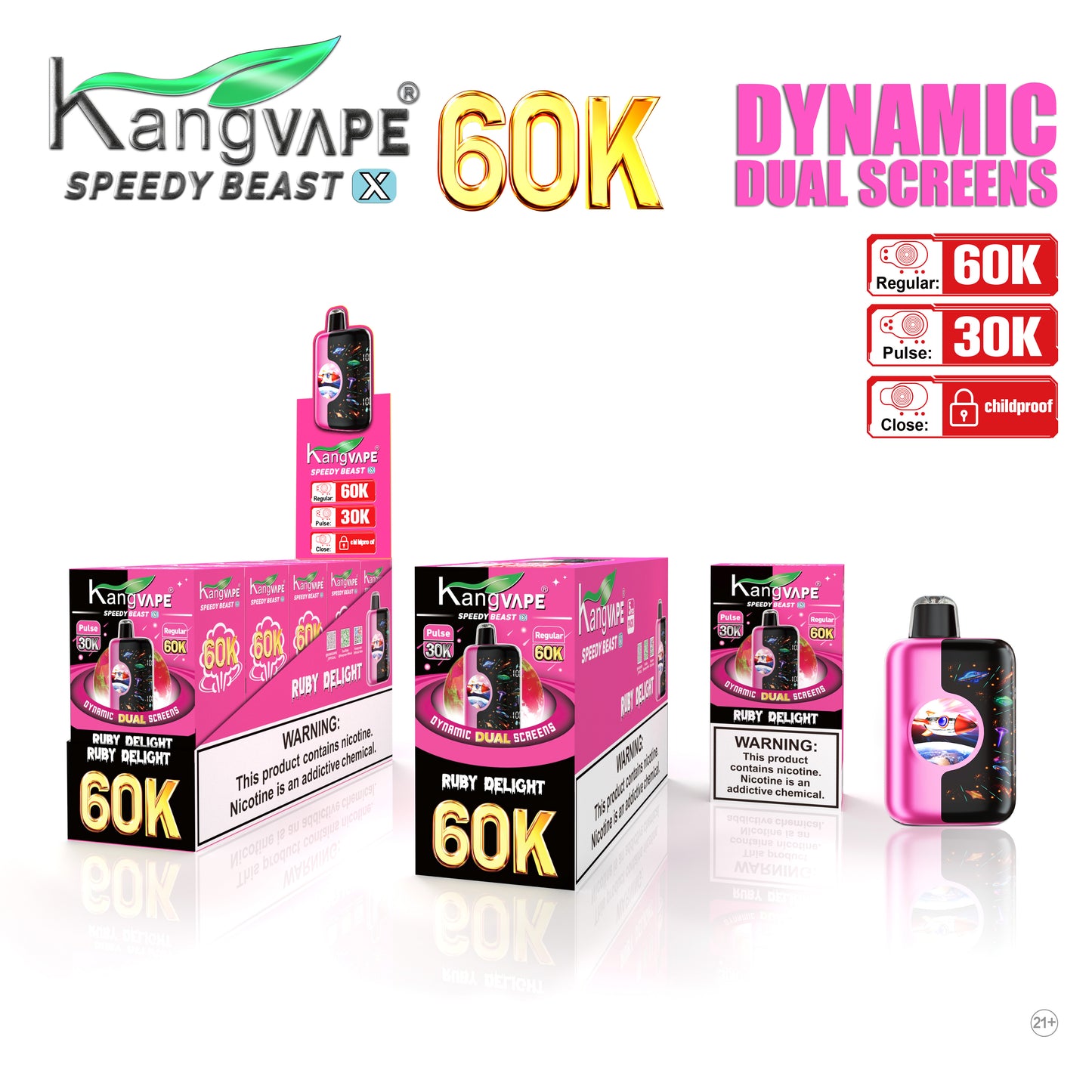 KANGVAPE SPEEDY BEAST X 60K DISPOSABLE