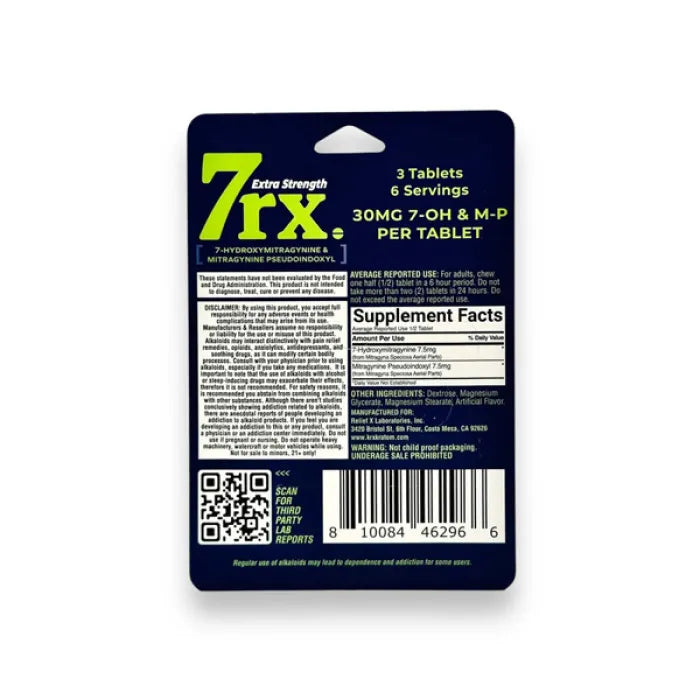 7RX 7OH MIT-PXL TABLETS 30MG 3CT