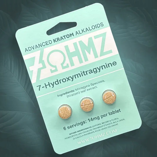 7OHMZ KRATOM DISPLAY CAPSULES 20CT - 3CT