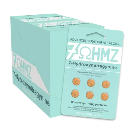 7OHMZ KRATOM DISPLAY CAPSULES 20CT - 6CT