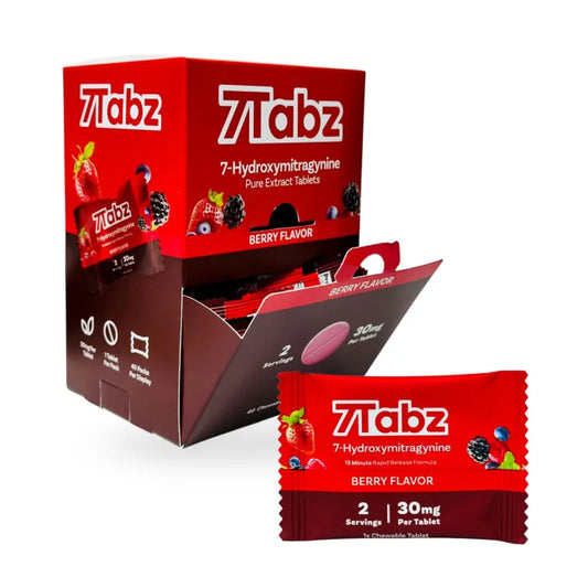7TABZ KRATOM 7HYDROXY TABLETS 30MG 1PC 40CT