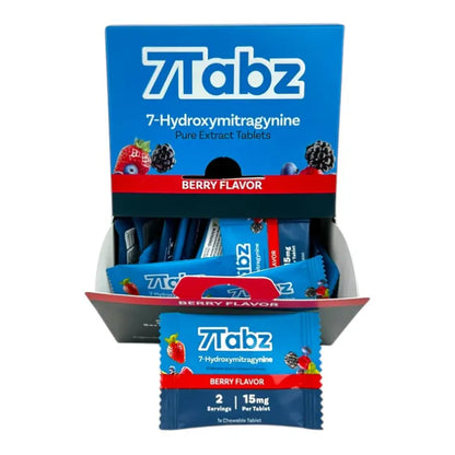 7TABZ KRATOM 7HYDROXY + PSEUDO TABLETS 20MG 40PC