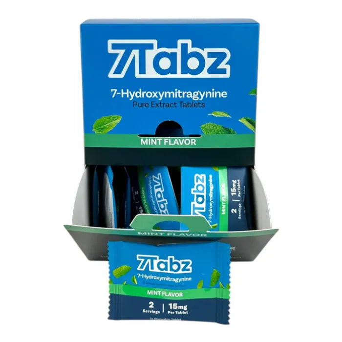 7TABZ KRATOM 7HYDROXY + PSEUDO TABLETS 20MG 40PC