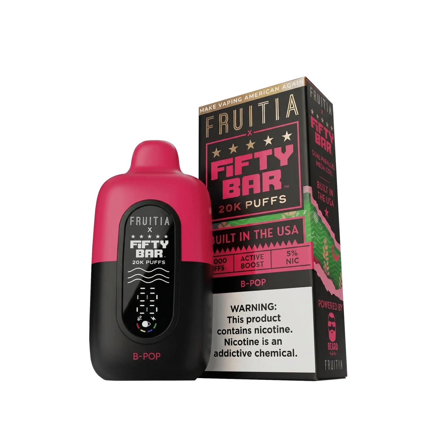 FRUITIA FIFTY BAR 20K DISPOSABLE