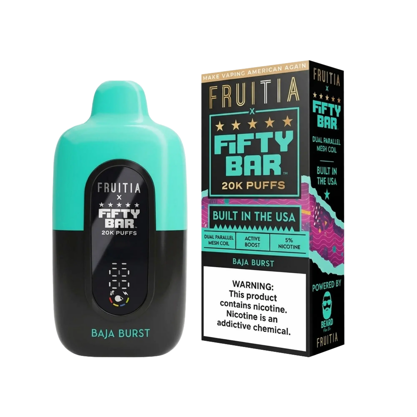 FRUITIA FIFTY BAR 20K DISPOSABLE