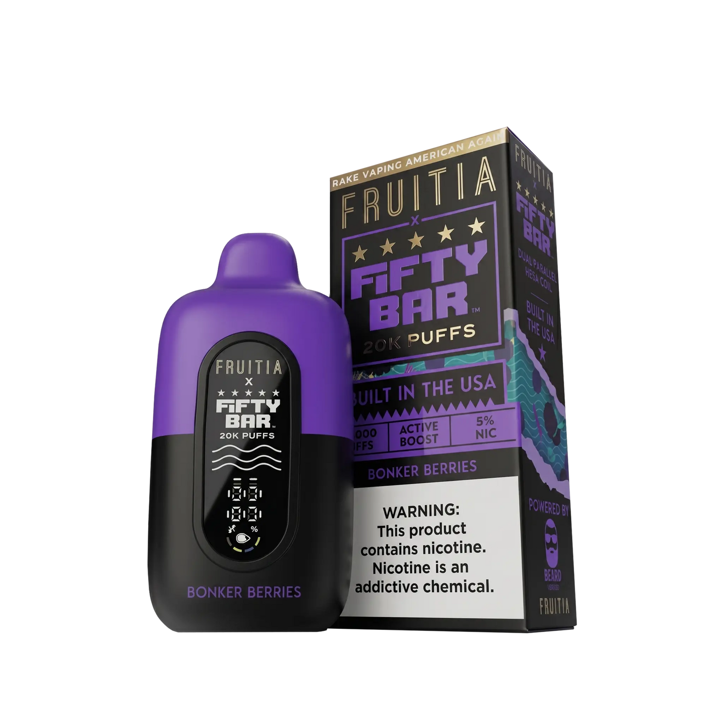 FRUITIA FIFTY BAR 20K DISPOSABLE