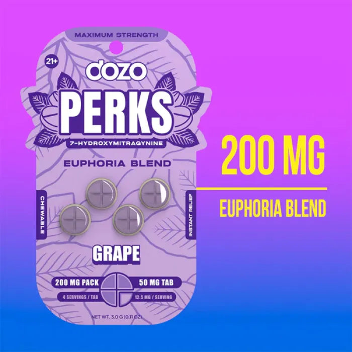 DOZO PERKS 7OHM BLEND 200MG 4PC 10CT