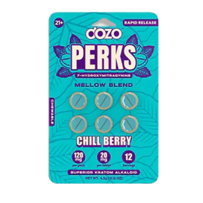 DOZO PERKS 7OHM BLEND 120MG 6PC 10CT