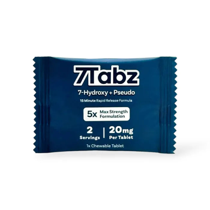 7TABZ KRATOM 7HYDROXY + PSEUDO TABLETS 20MG 40PC