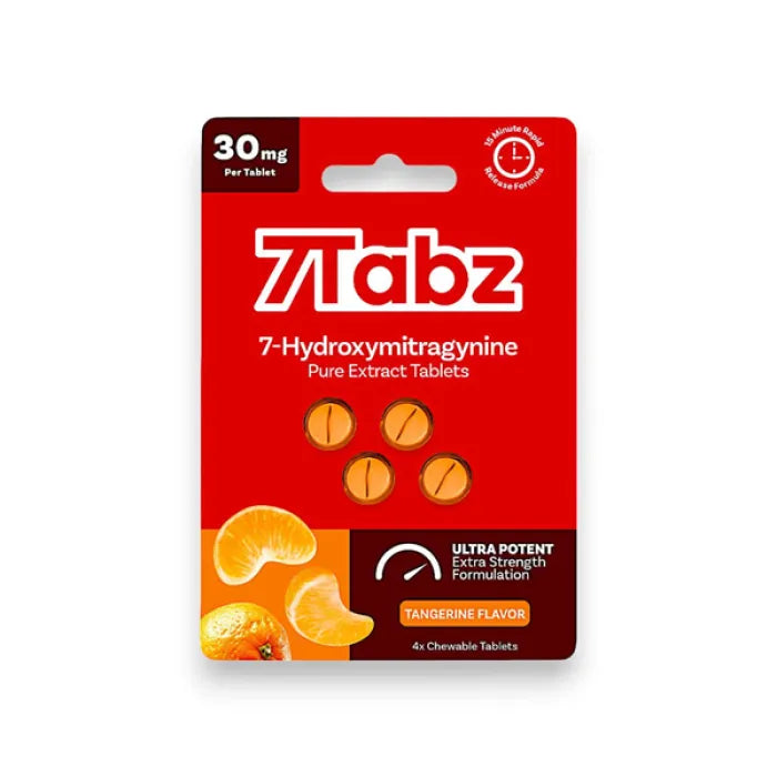 7TABZ KRATOM 7HYDROXY ULTRA POTENT TABLETS 30MG 4PC 10CT