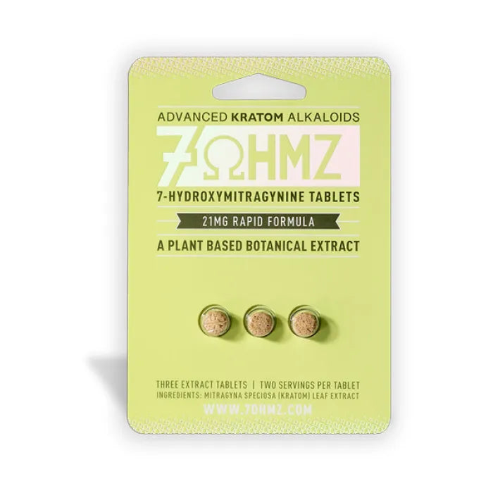 7OHMZ KRATOM DISPLAY CAPSULES 21MG 20CT 6CT