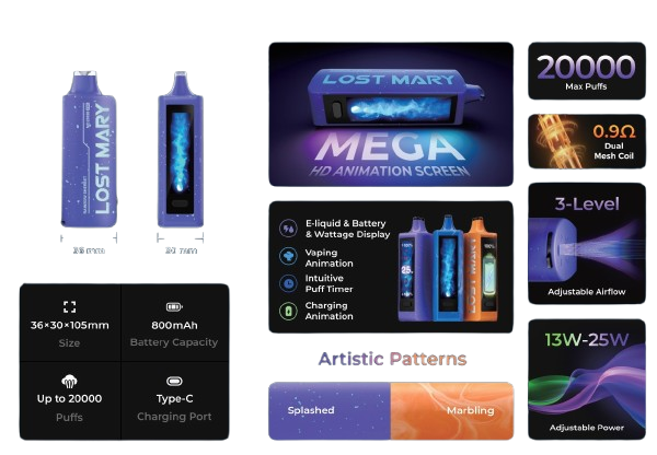 Lost Mary Mo20k Pro Disposable 5pc