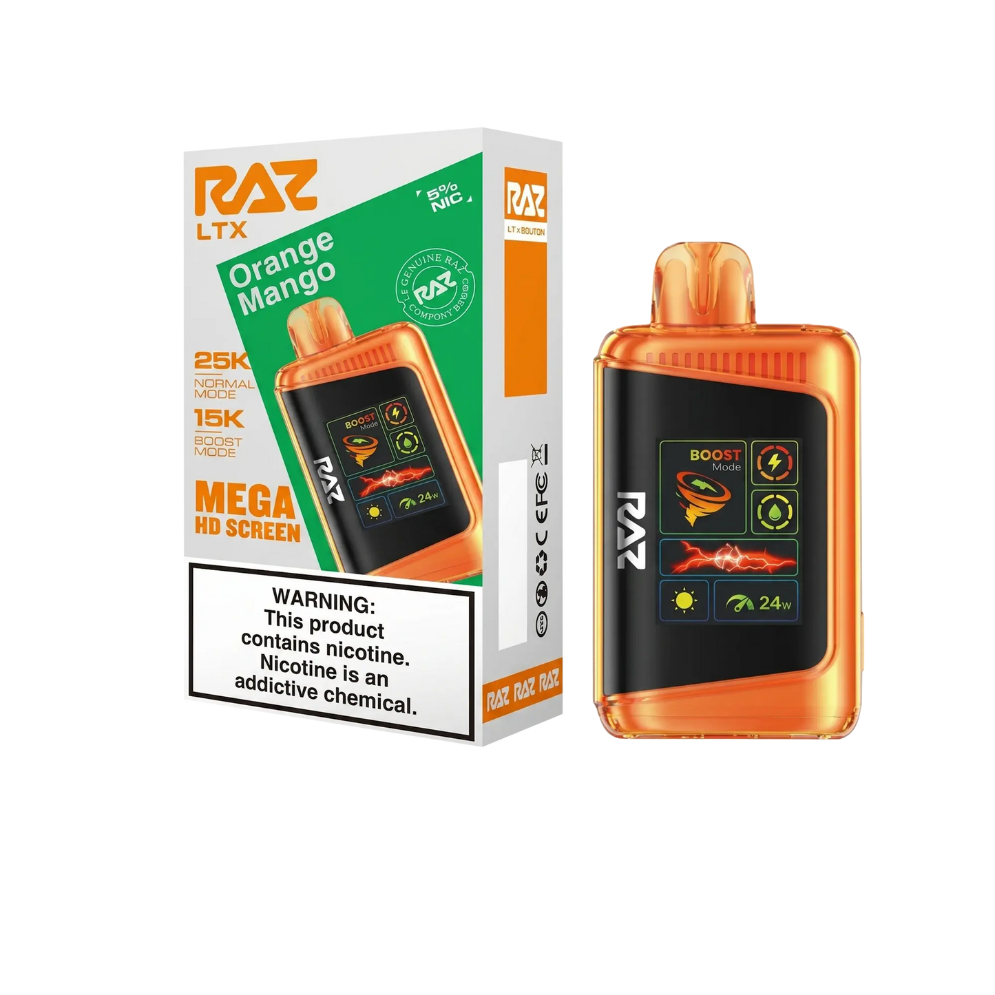 RAZ LTX 25K DISPOSABLES