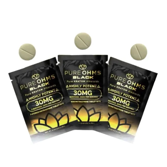 PUREOHMS 7OH TABLETS 30MG 30CT - BLACK