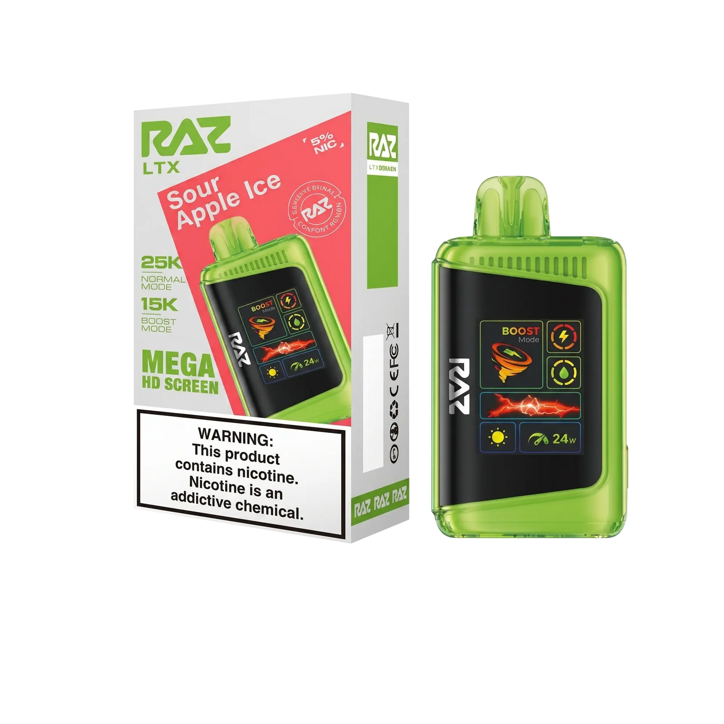 RAZ LTX 25K DISPOSABLES