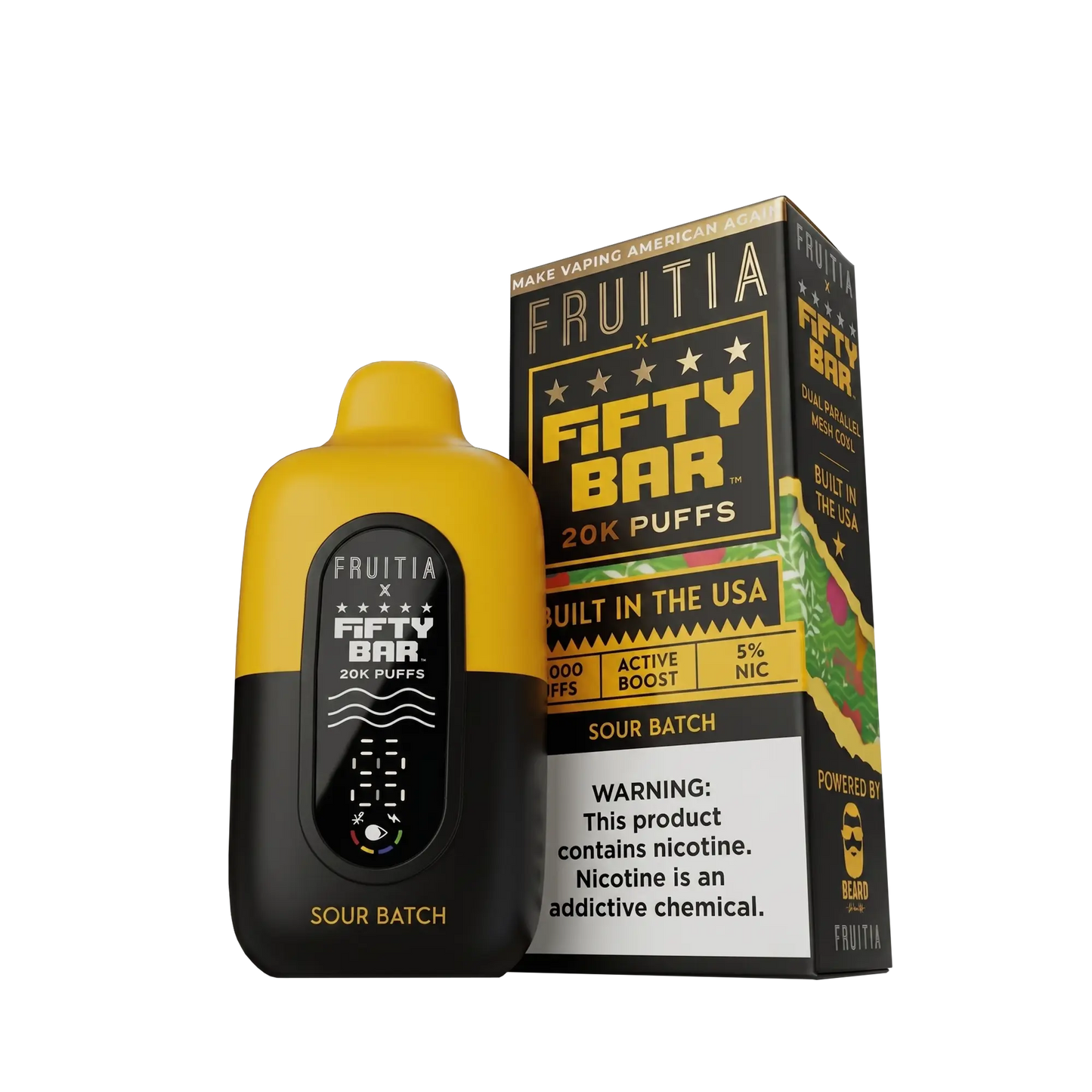 FRUITIA FIFTY BAR 20K DISPOSABLE