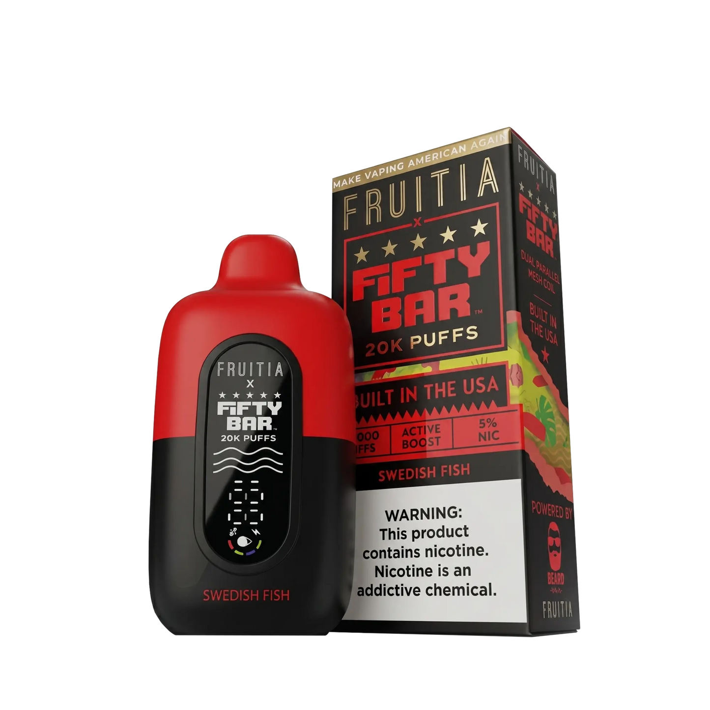 FRUITIA FIFTY BAR 20K DISPOSABLE