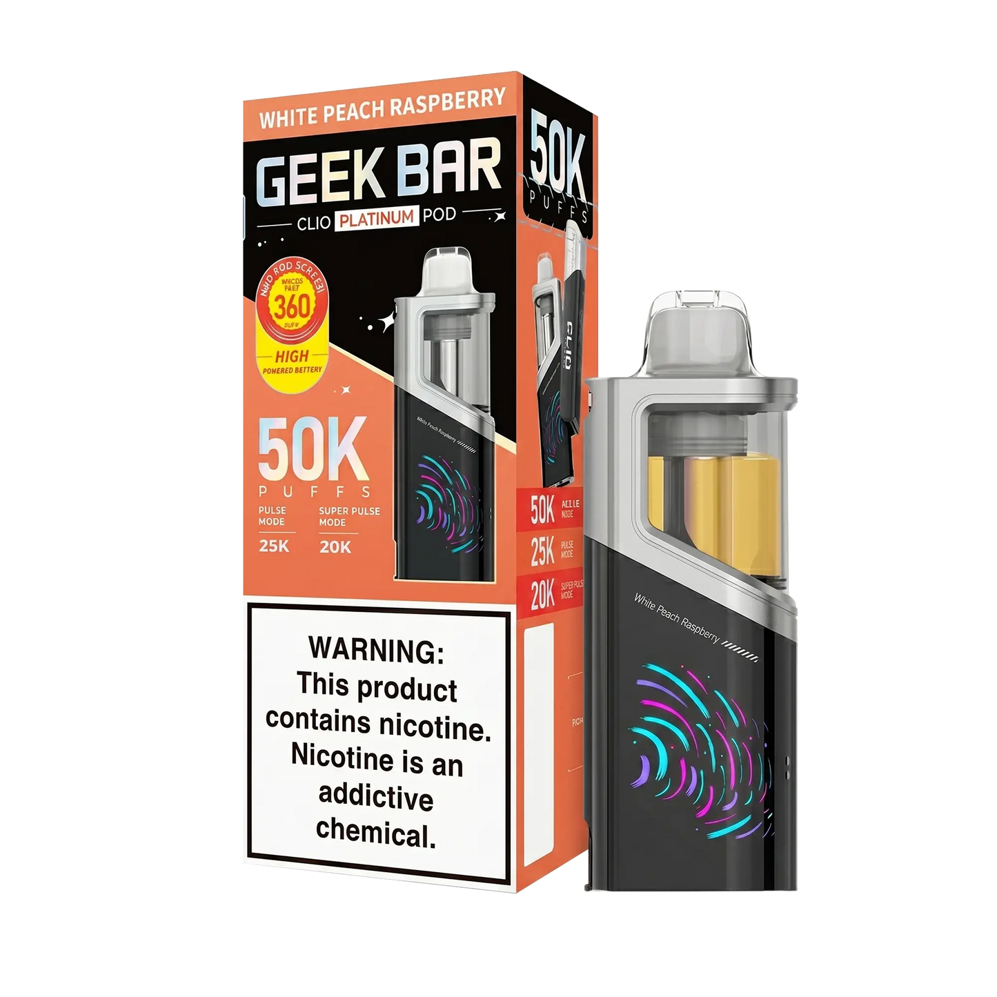 GEEK BAR CLIO PLATINUM 50K POD DISPOSABLE