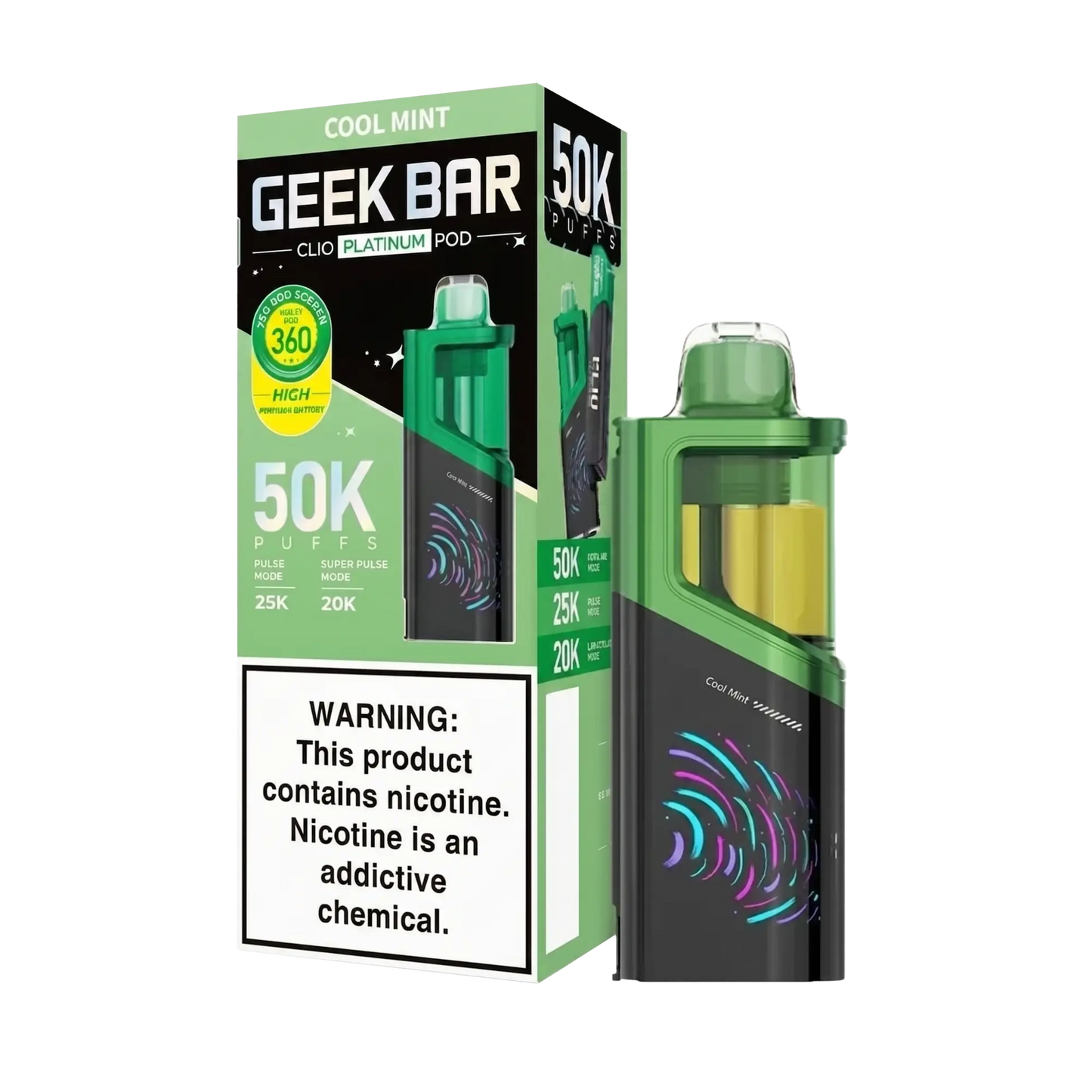 GEEK BAR CLIO PLATINUM 50K POD DISPOSABLE