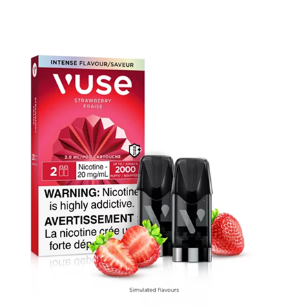 Strawberry Vuse Pods