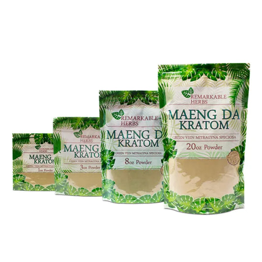 REMARKABLE HERBS GREEN MAENG DA POWDER 1OZ-3OZ-8OZ-20OZ